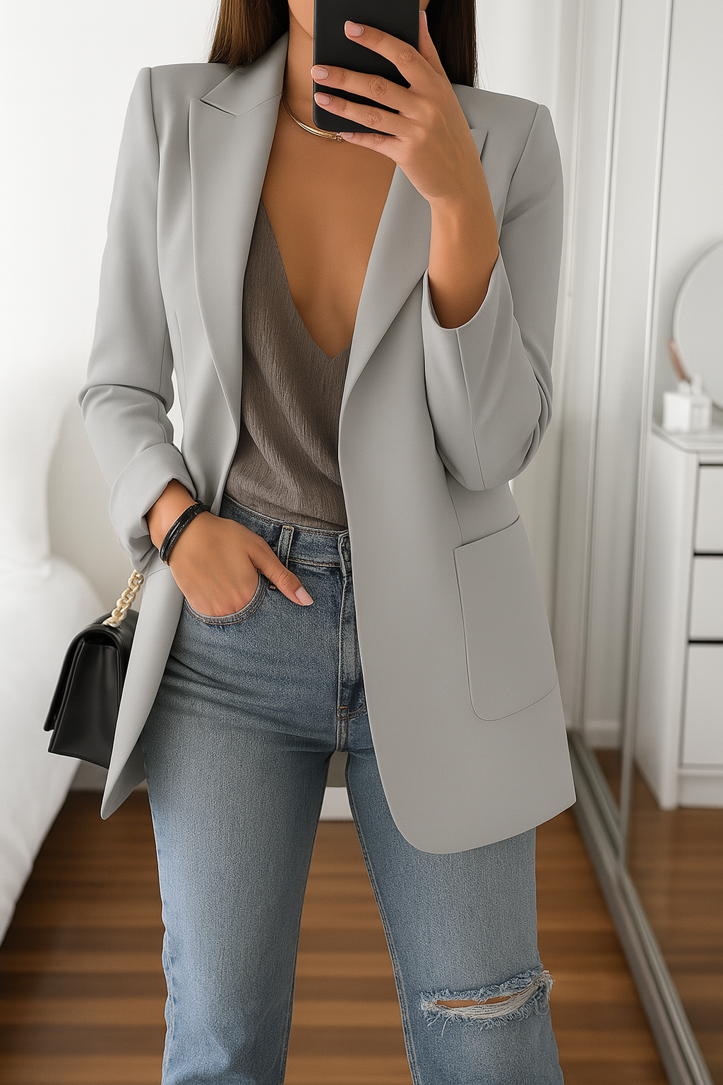 Blazer für Damen mit elegantem Schnitt