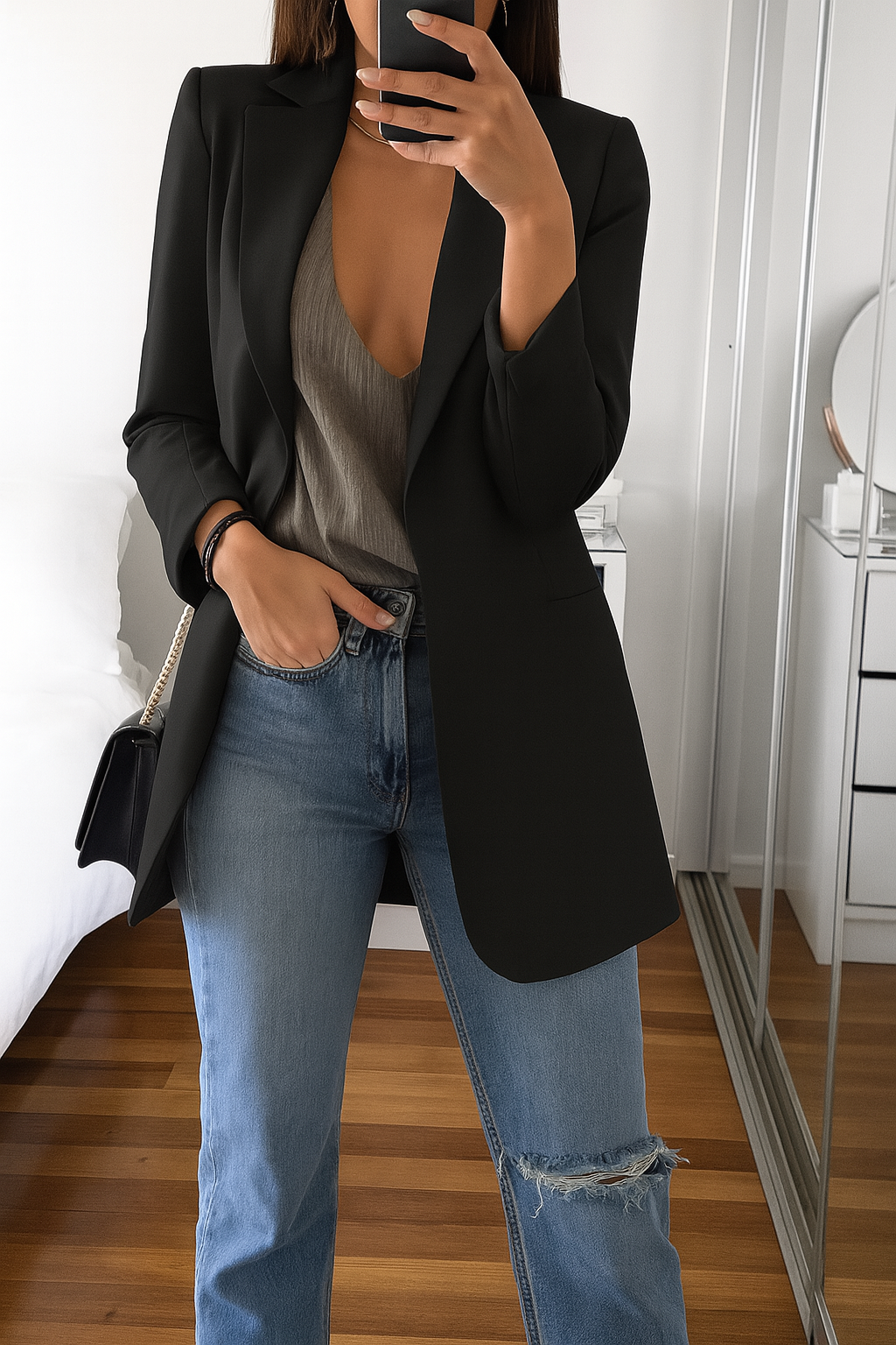 Blazer für Damen mit elegantem Schnitt