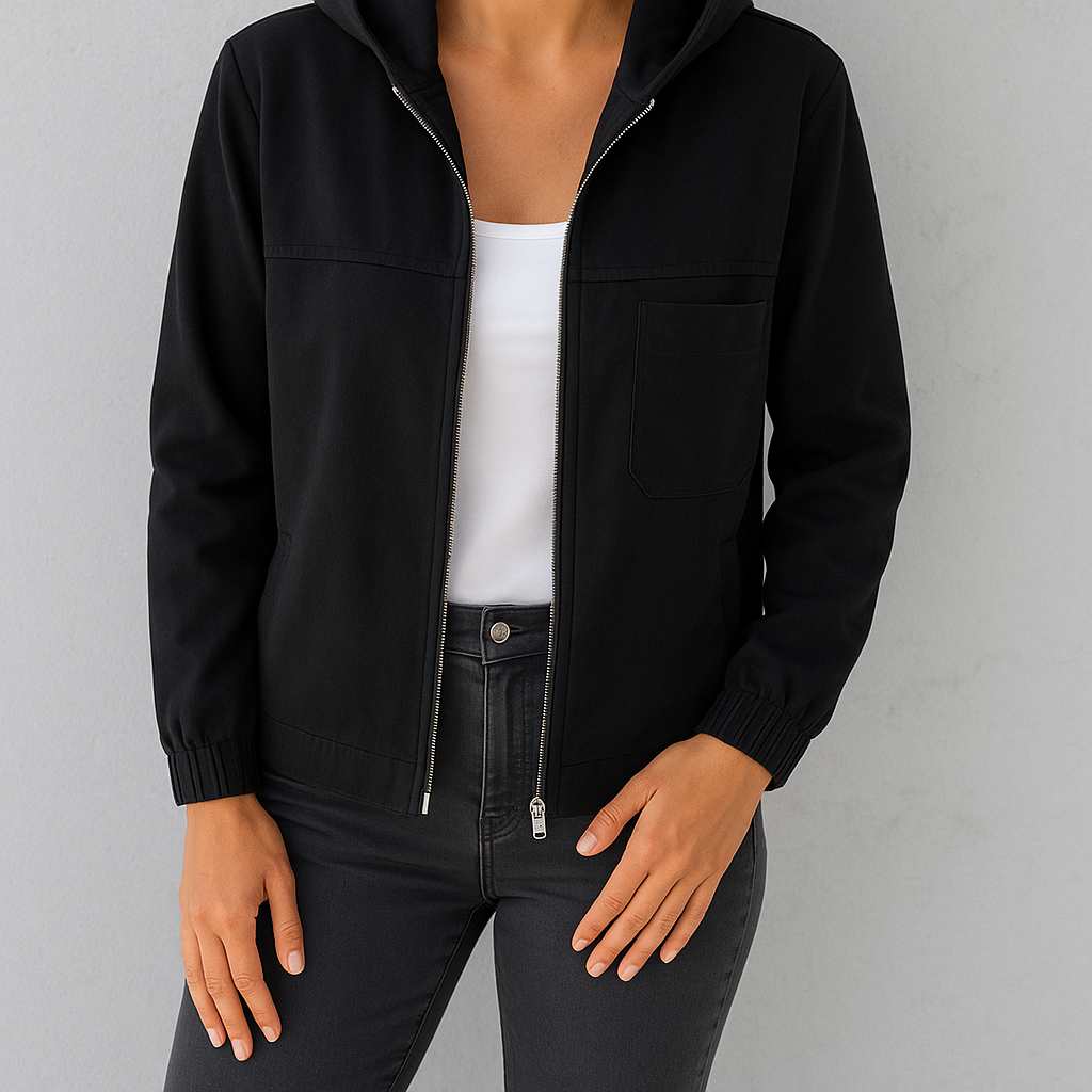 Stylische Jacke für Damen mit Kapuze