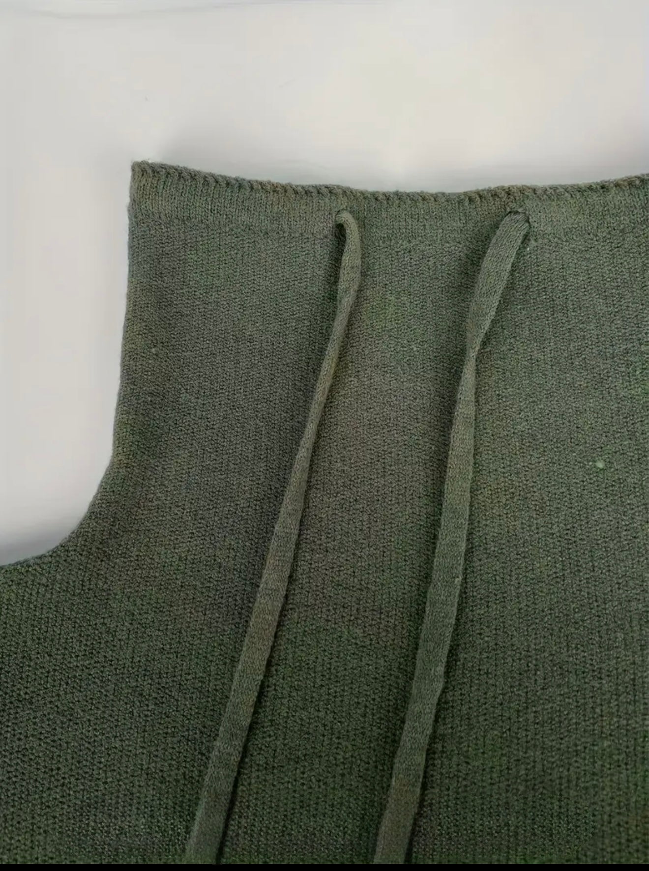 Damen Strickpullover mit Rollkragen und Kordelzug