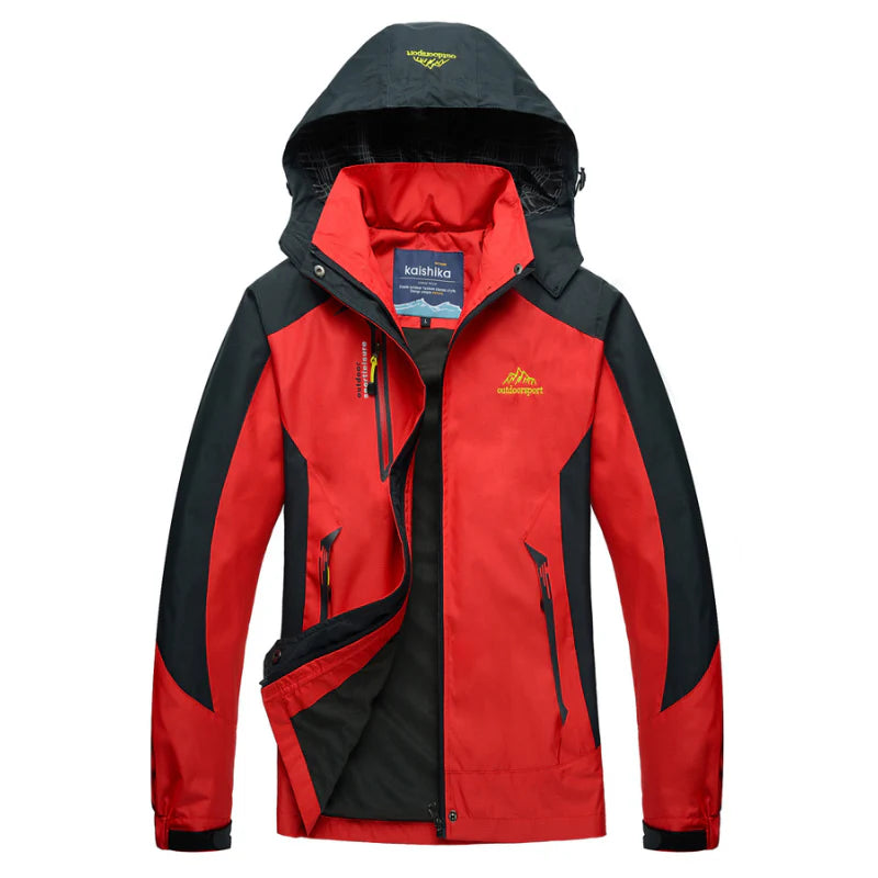 Damen Outdoorjacke mit Kapuze und Reißverschluss