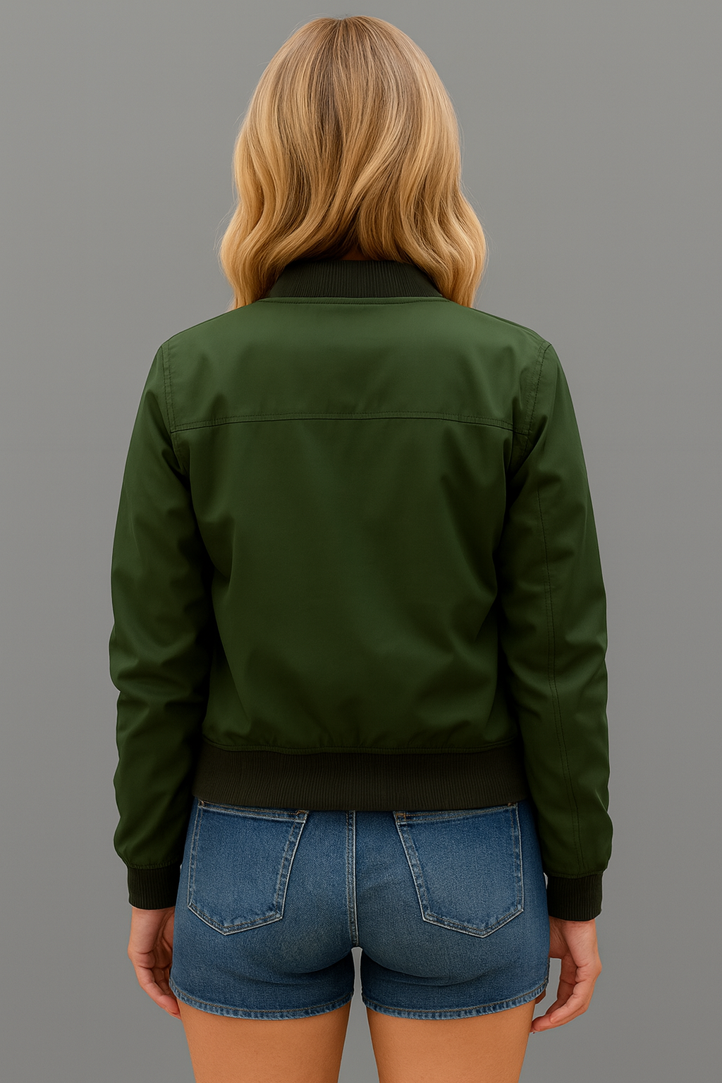 Damen Bomberjacke mit Zipper | Übergangsjacke