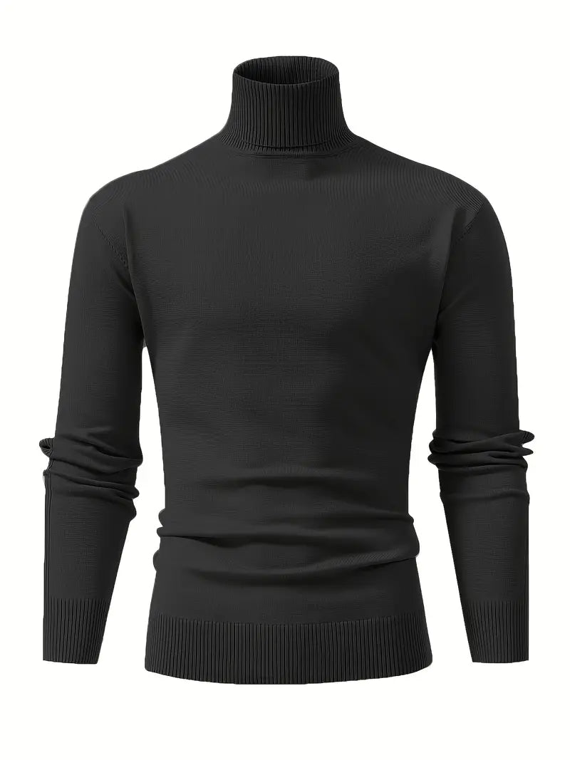 Eleganter Rollkragenpullover für Herren mit Komfortabler Passform