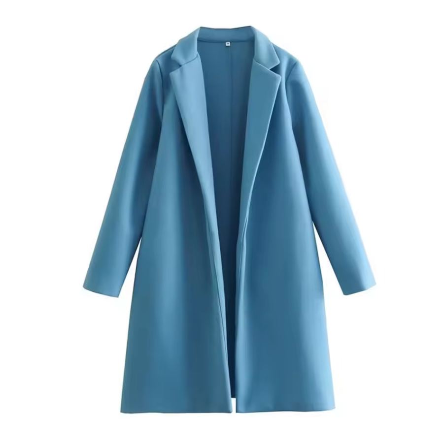 Langer Eleganter Mantel für Damen