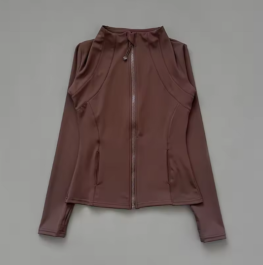 Sportliche Damenjacke mit Reißverschluss und sportlichem Schnitt