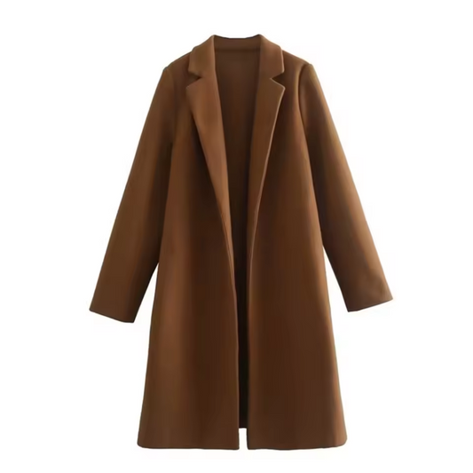 Langer Eleganter Mantel für Damen