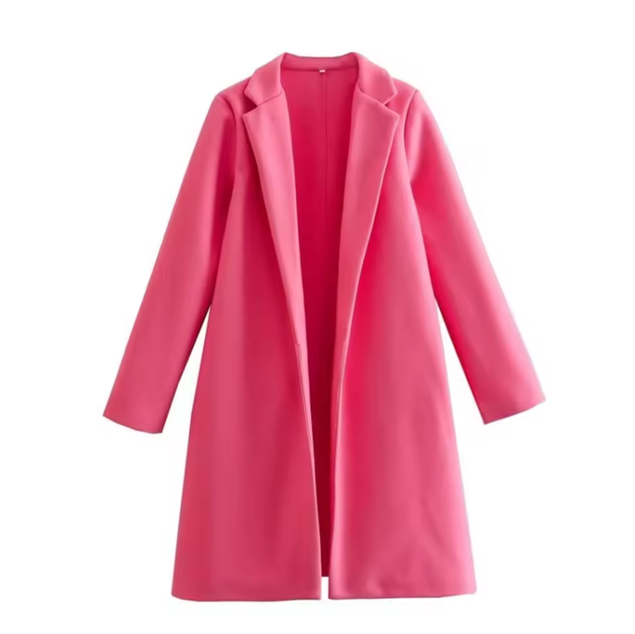 Langer Eleganter Mantel für Damen