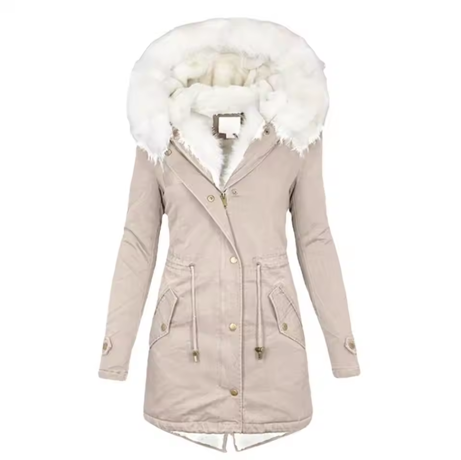 Lange Winterjacke für Damen | Warme Parkajacke