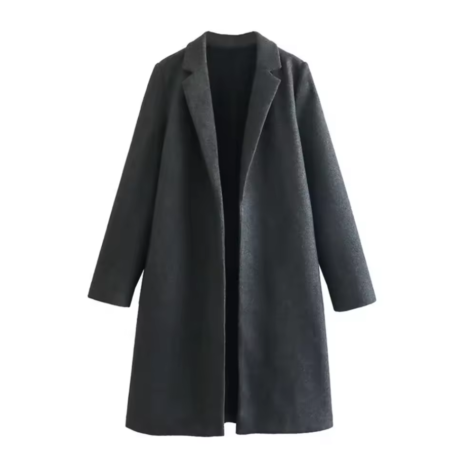 Langer Eleganter Mantel für Damen