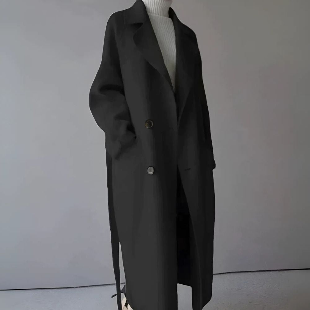 Eleganter Damenmantel mit Reverskragen