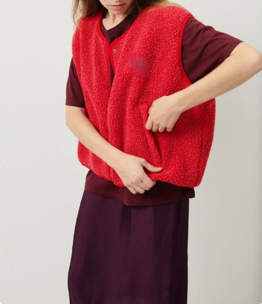 Damen Weste mit Reißverschluss und Stehkragen