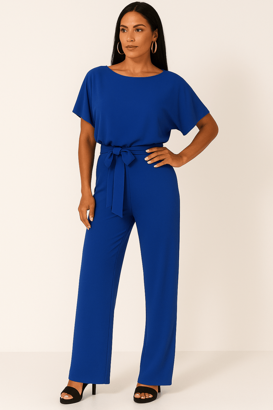 Eleganter Jumpsuit für Damen mit Gürtel
