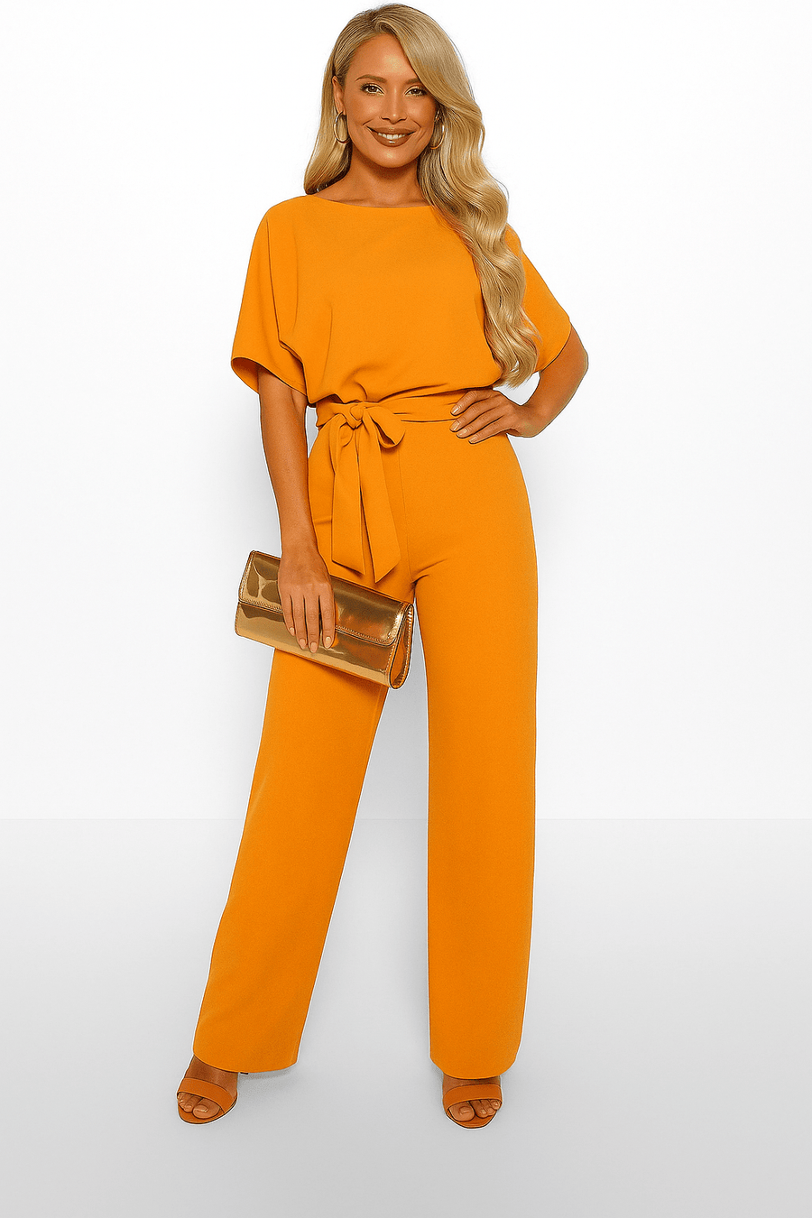 Eleganter Jumpsuit für Damen mit Gürtel