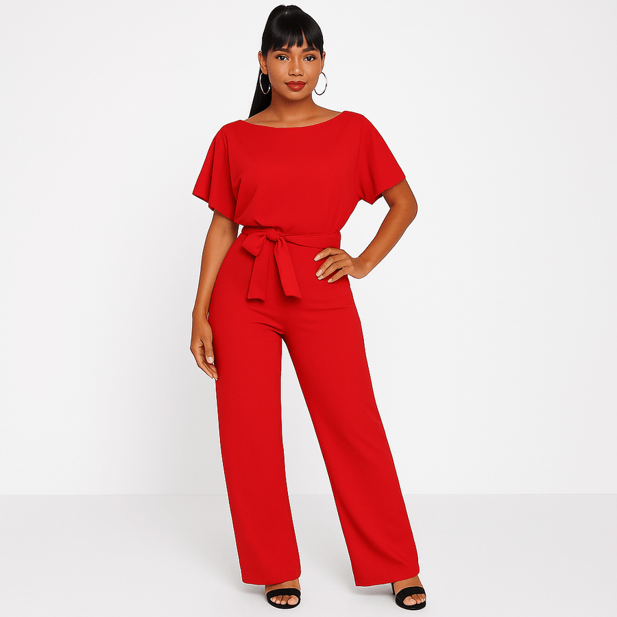Eleganter Jumpsuit für Damen mit Gürtel