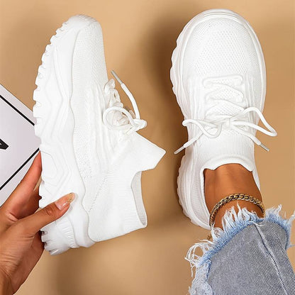 Ergonomische Schuhe mit Gummi-Sohle für Damen