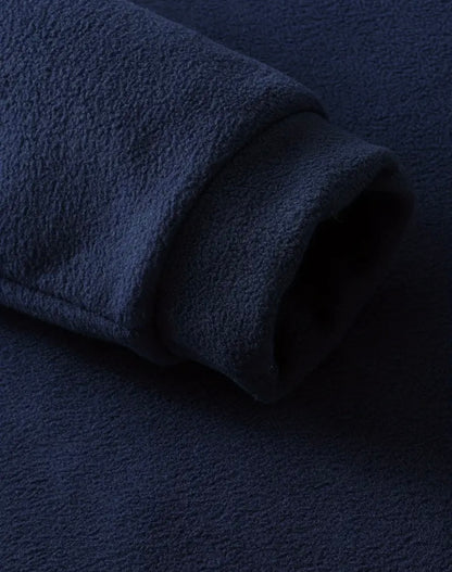 Funktioneller Gemütlicher Herrenpullover mit Modernem Stehkragen und Armee Design