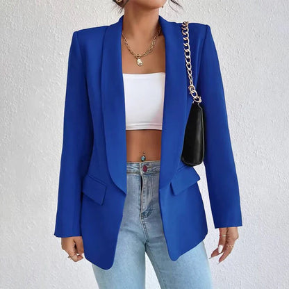 Langer Damen Blazer mit Kragen