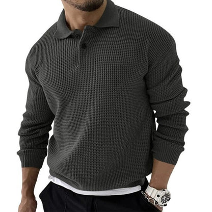Herren Strickpullover mit Kragen
