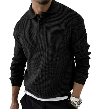 Herren Strickpullover mit Kragen