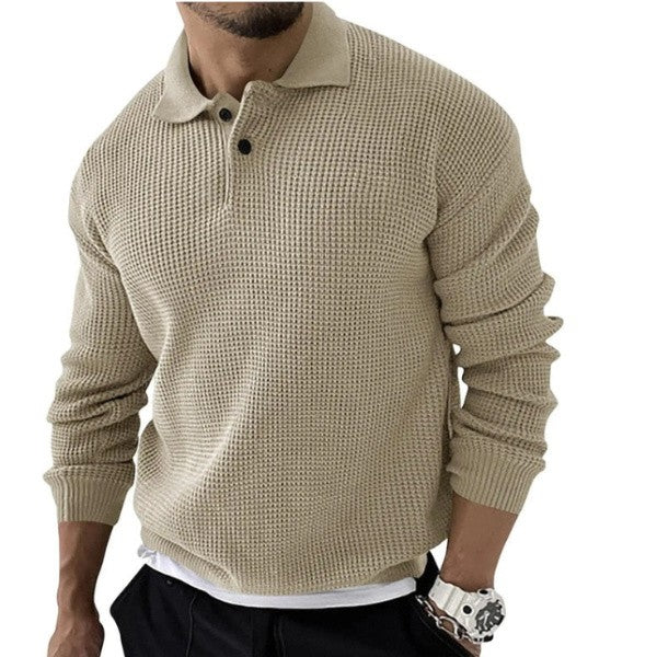Herren Strickpullover mit Kragen