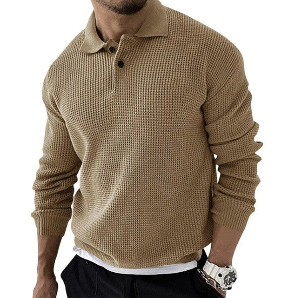 Herren Strickpullover mit Kragen