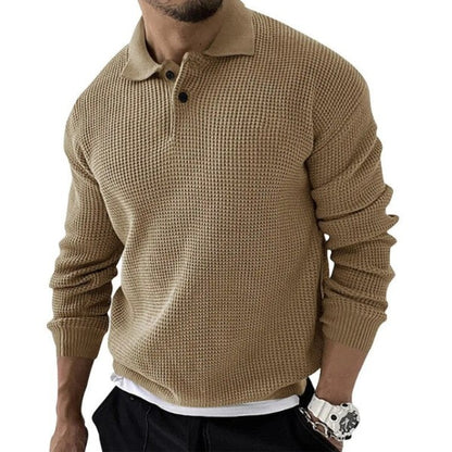 Herren Strickpullover mit Kragen