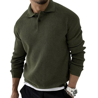 Herren Strickpullover mit Kragen