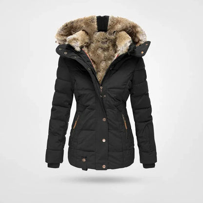 Damen-Winterjacke mit Fellkapuze – Warme & Stilvolle Parkajacke