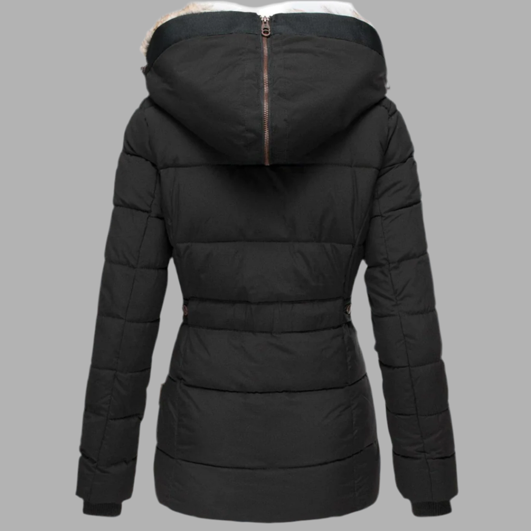 Damen-Winterjacke mit Fellkapuze – Warme & Stilvolle Parkajacke