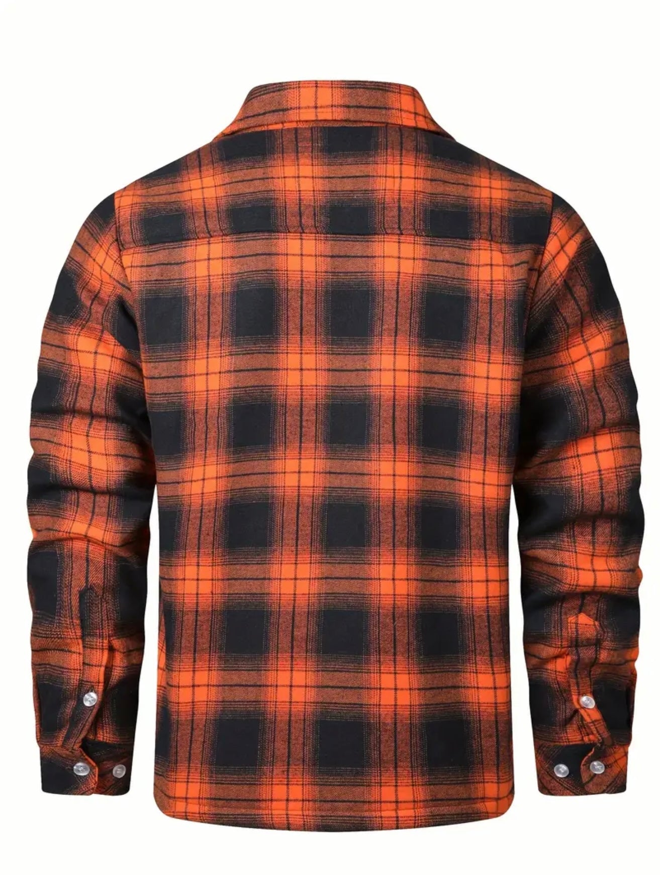 Gefütterte Jacke für Herren mit Karomuster | Warme Übergangsjacke