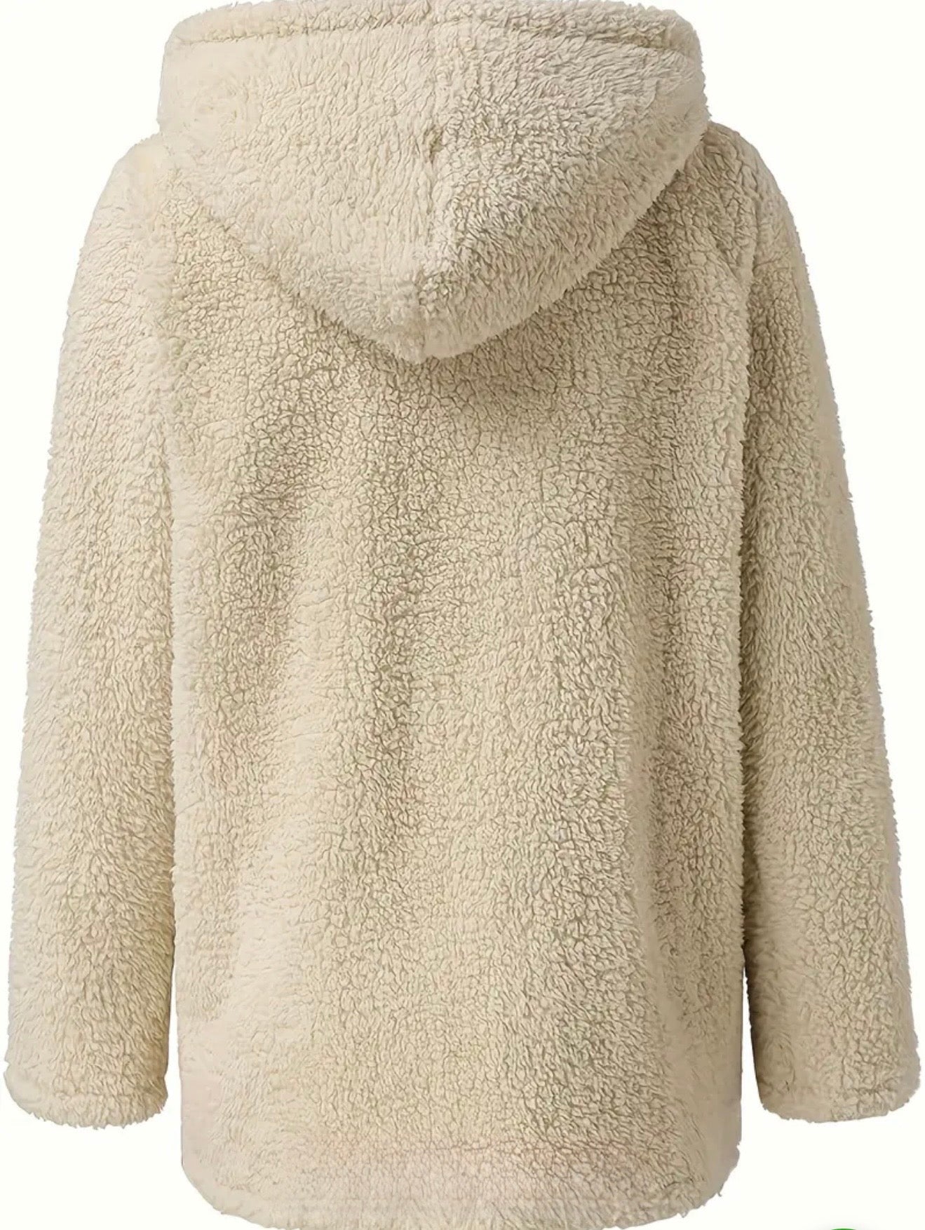 Damen Teddy Jacke mit Kapuze | Übergangsjacke