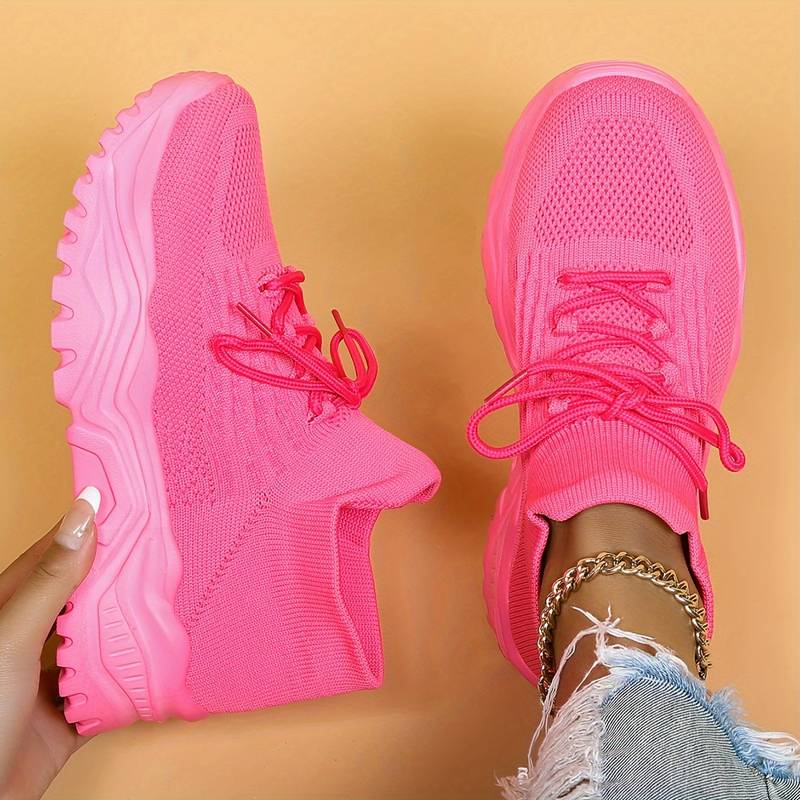 Ergonomische Schuhe mit Gummi-Sohle für Damen