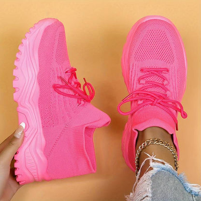 Ergonomische Schuhe mit Gummi-Sohle für Damen