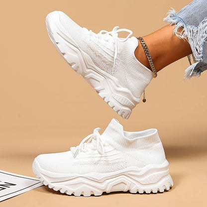 Ergonomische Schuhe mit Gummi-Sohle für Damen
