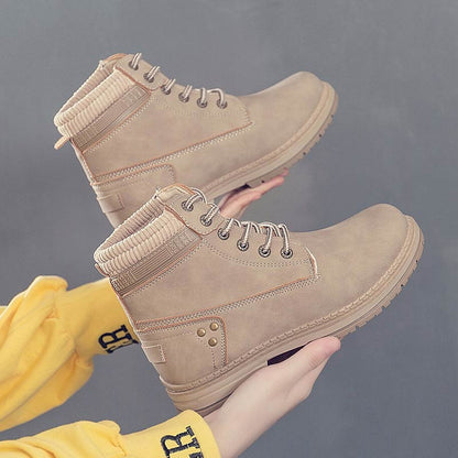 Damen Schnürstiefeletten mit warmem Innenfutter