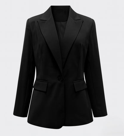 Moderner Zweiteiliger Damen Set mit Blazer und Hose | Slim-Fit