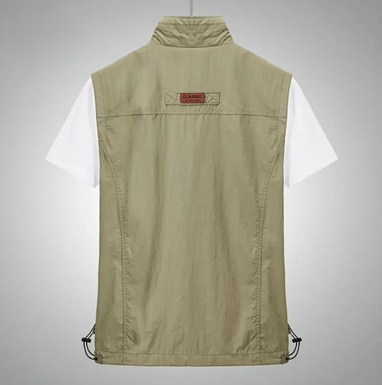 Leichte Herren Weste mit Reißverschluss und Taschen