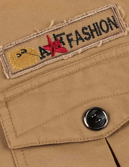 Herren Winterjacke mit Futter und abnehmbarer Kapuze