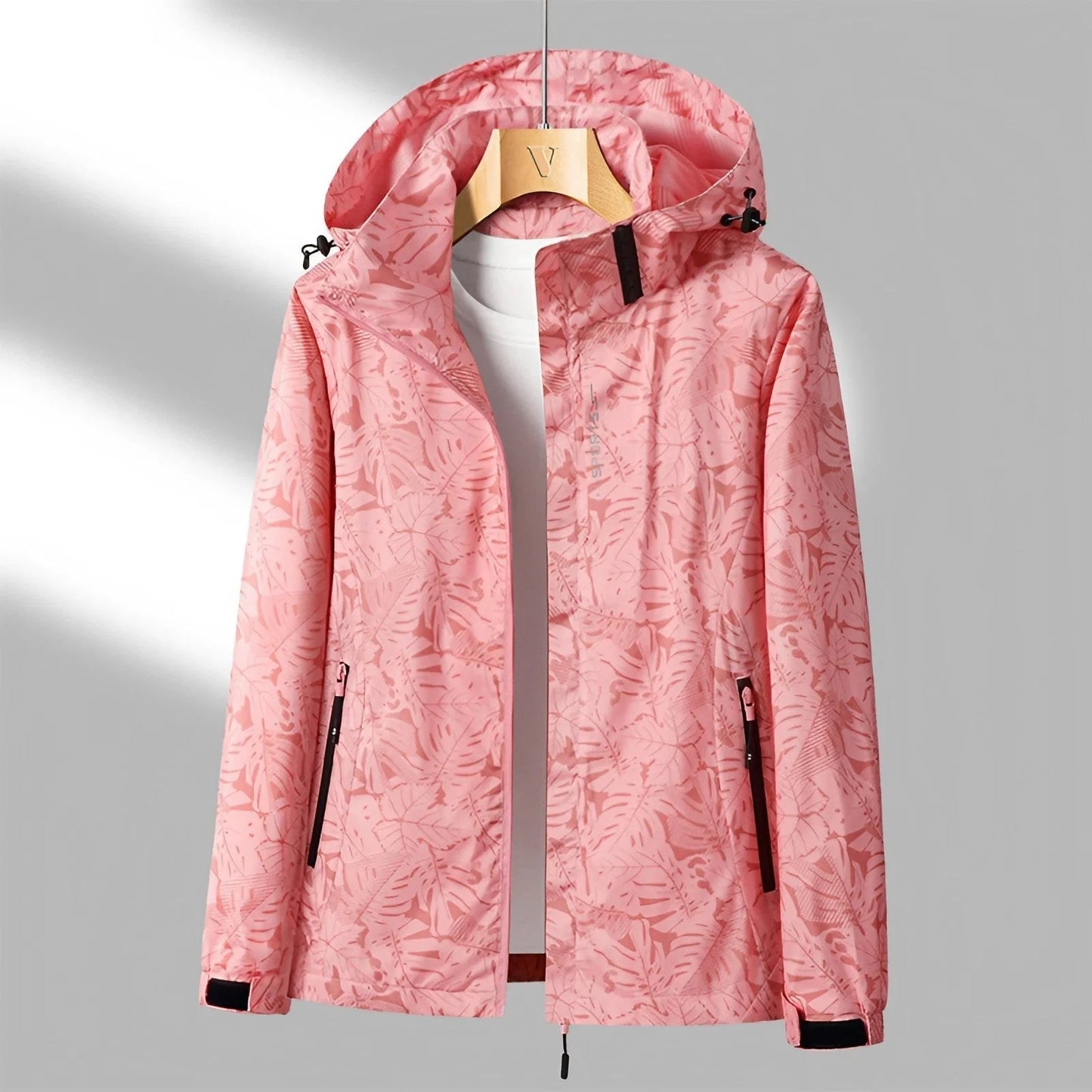 Damen-Regenjacke mit Kapuze & Reißverschluss – Stilvolle Windjacke für jedes Wetter