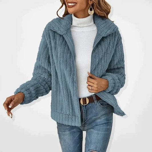 Damen Strickjacke mit Reißverschluss | Übergangsjacke