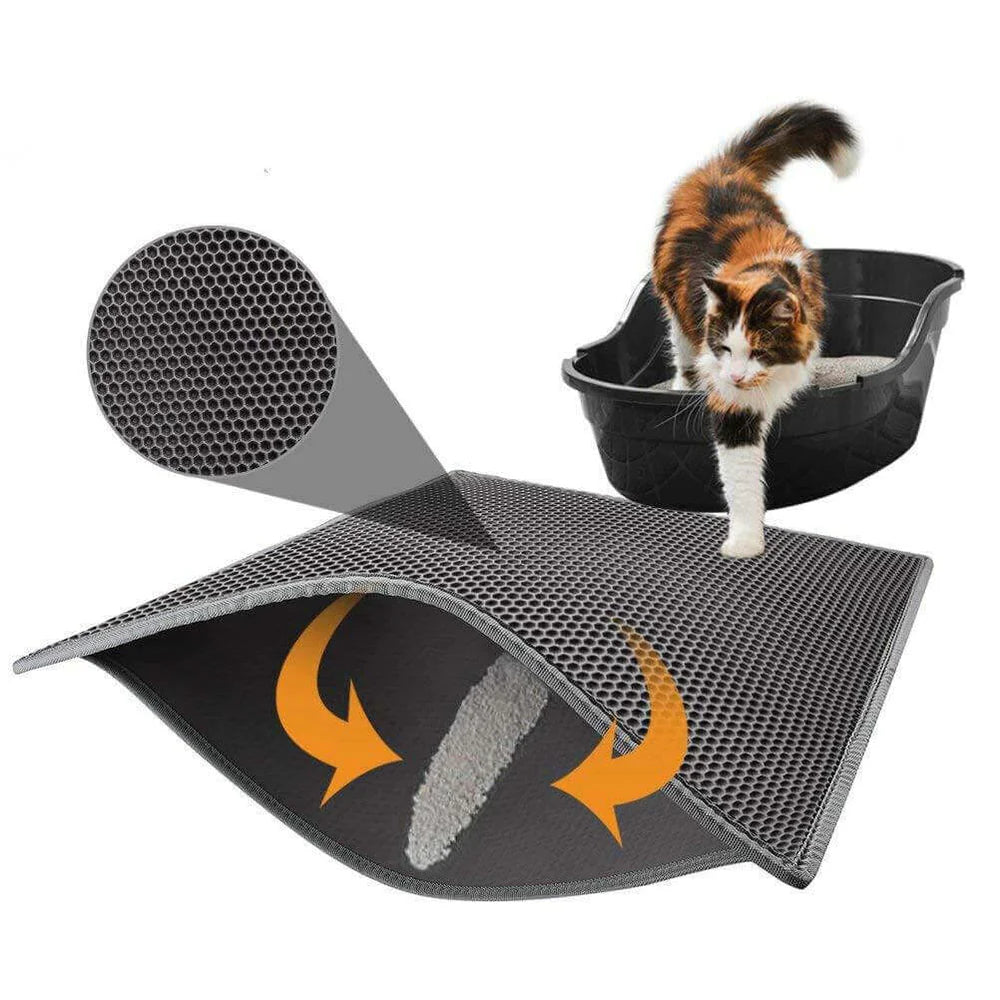 Katzentoilette-Matte mit rutschfestem Design und einfacher Reinigung