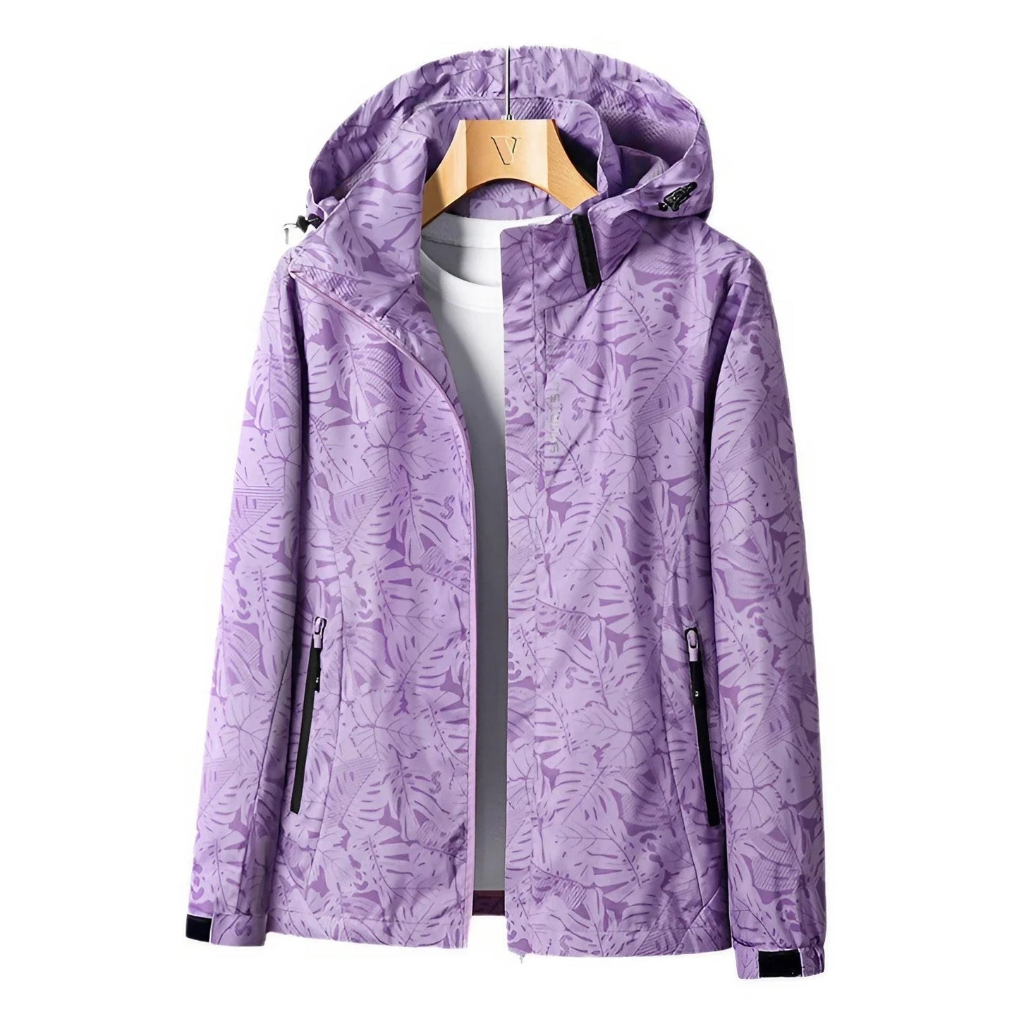 Damen-Regenjacke mit Kapuze & Reißverschluss – Stilvolle Windjacke für jedes Wetter