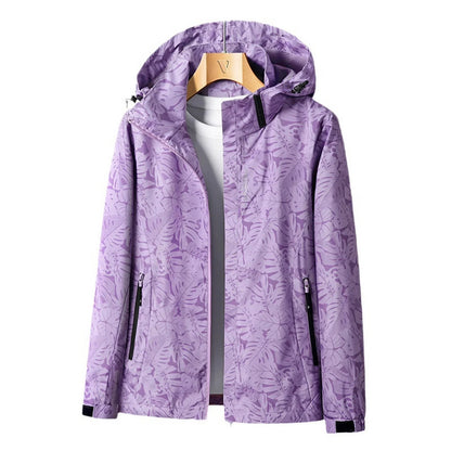 Damen-Regenjacke mit Kapuze & Reißverschluss – Stilvolle Windjacke für jedes Wetter