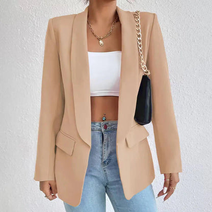 Langer Damen Blazer mit Kragen