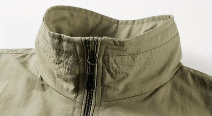 Leichte Herren Weste mit Reißverschluss und Taschen