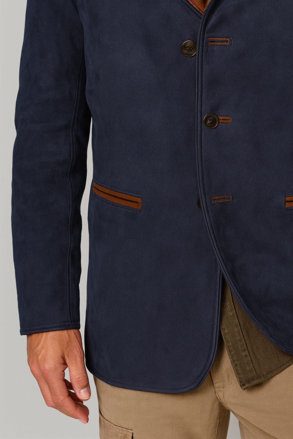 Langer Herren-Mantel | Warme Übergangsjacke