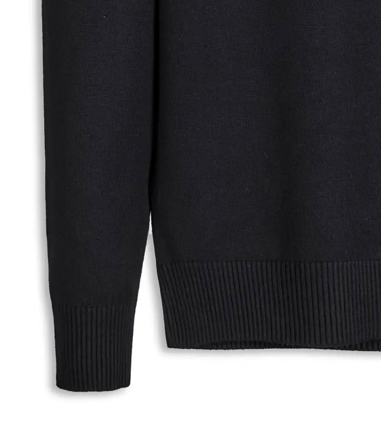 Herrenpullover mit Reißverschluss und Stehkragen