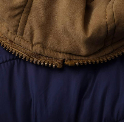 Herren Steppweste mit Kapuze und Reißverschluss