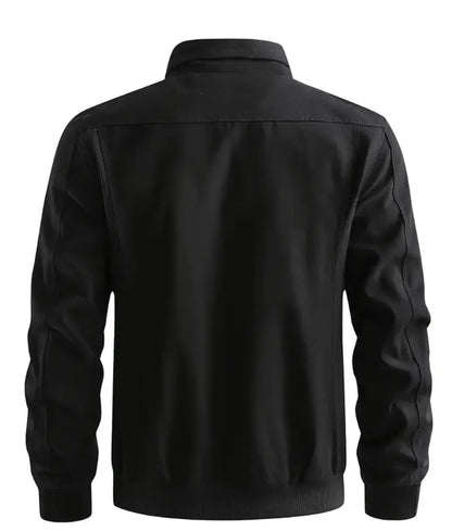 Herren Übergangsjacke mit Stehkragen und Reißverschluss