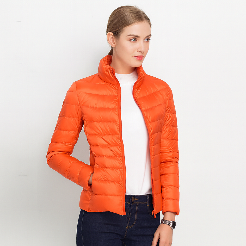 Leichte Damen-Steppjacke mit Reißverschluss – Übergangsjacke mit Stil